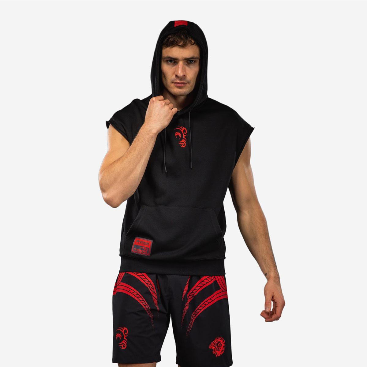 Social Crazy Felpa Con Cappuccio Uomo - 'Mick's Gym Boxing' - Top Qualità, Made In Italy, Vestibilità Comoda