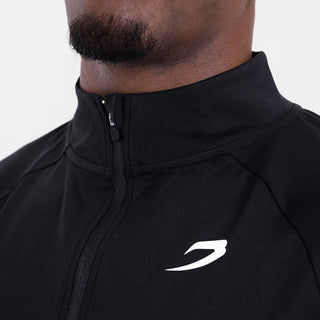 Felpa Boxraw Valdes con zip Nero