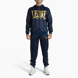 Felpa Leone DNA con cappuccio ABX721 Blu