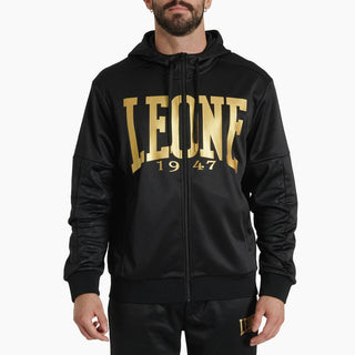 Felpa Leone DNA con cappuccio ABX721 Nero