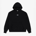Felpa Manto Label 25 Oversize con cappuccio Nero