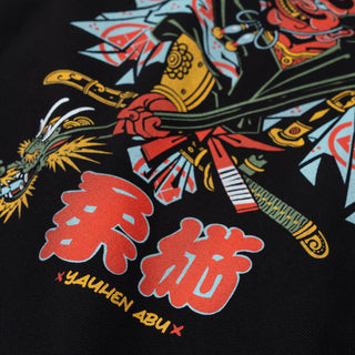 Felpa Manto Tengu con cappuccio