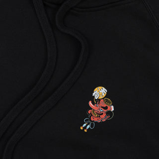 Felpa Manto Tengu con cappuccio
