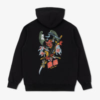 Felpa Manto Tengu con cappuccio