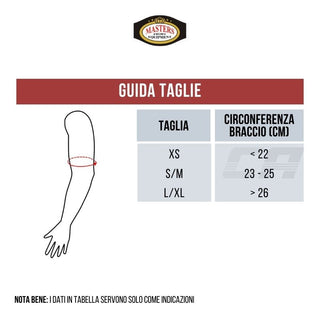 Gomitiere elasticizzate reversibili Masters WAKO rosso blu