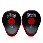 Guanti da passata Fairtex Ultimate Contoured FMV9 Nero-rosso