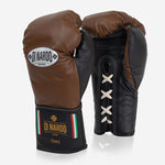 Guantoni Di Nardo con lacci 12 Oz Marrone-nero-Combat Arena