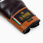 Guantoni Di Nardo con lacci 14 Oz Borgona-cognac-Combat Arena
