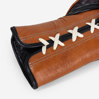 Guantoni Di Nardo con lacci 14 Oz Borgona-cognac-Combat Arena