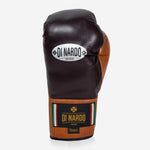 Guantoni Di Nardo con lacci 14 Oz Borgona-cognac-Combat Arena