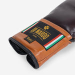 Guantoni Di Nardo con lacci 16 Oz Borgogna-cognac-Combat Arena