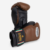 Guantoni Di Nardo con velcro 12 Oz Marrone-nero