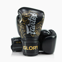 Guantoni Fairtex x Glory BGVG3 Nero-oro-Combat Arena
