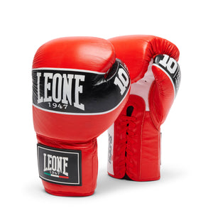 Guantoni Leone Shock Pro con lacci GN057L Rosso