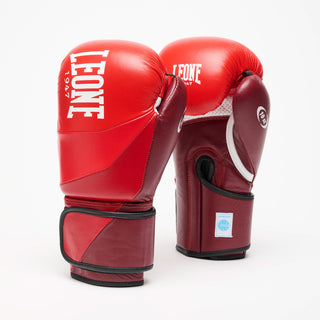 Guantoni Leone WAKO GN043 Rosso-Combat Arena