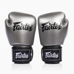 Guantoni Muay Thai Fairtex BGV1C-Plus Gun Metallic-Combat Arena