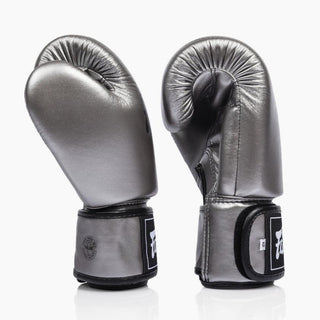 Guantoni Muay Thai Fairtex BGV1C-Plus Gun Metallic-Combat Arena