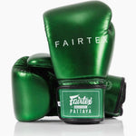 Guantoni Muay Thai Fairtex Metallic BGV22 Verde