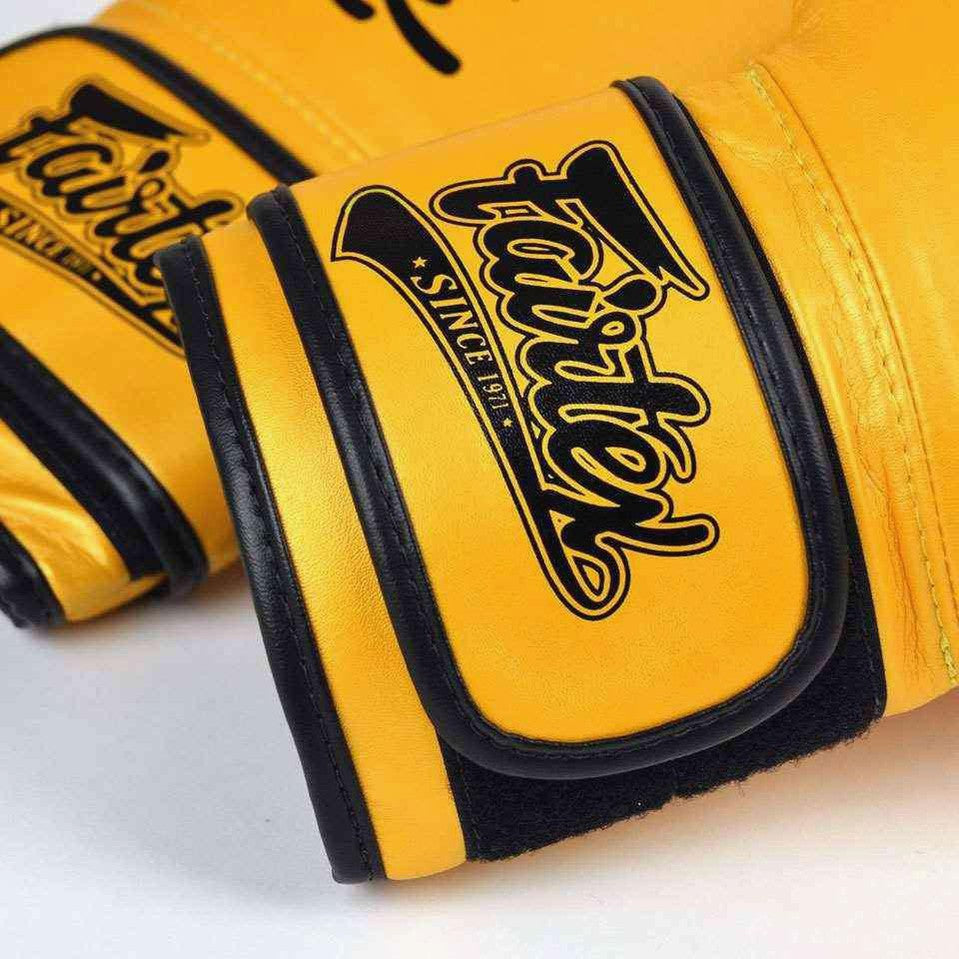 Guantoni Muay Thai Fairtex Super Sparring BGV18 Oro