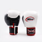 Guantoni Muay Thai Twins Special BGVL3 Nero-bianco-grigio-Combat Arena