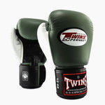 Guantoni Muay Thai Twins Special BGVL4 Nero-verde-bianco