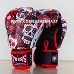 Guantoni Muay Thai Twins Special FBGV53 Skull Red