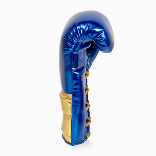 Guantoni Adidas Hybrid 500 Pro con lacci Blu-oro