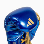 Guantoni Adidas Hybrid 500 Pro con lacci Blu-oro
