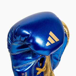 Guantoni Adidas Hybrid 500 Pro con lacci Blu-oro