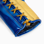 Guantoni Adidas Hybrid 500 Pro con lacci Blu-oro