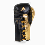Guantoni Adidas Hybrid 500 Pro con lacci Nero-oro
