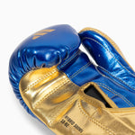 Guantoni Adidas Hybrid 500 Pro con velcro Blu-oro