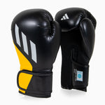 Guantoni Adidas Speed Tilt 200 WAKO 10 Oz Nero-giallo-bianco
