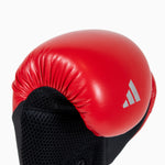 Guantoni Adidas Speed Tilt 200 WAKO 10 Oz Rosso-nero-argento