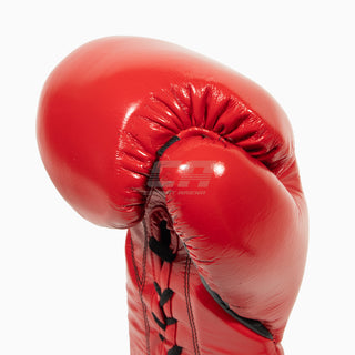 Guantoni Cleto Reyes Professional CB2 Rosso-Nero con lacci