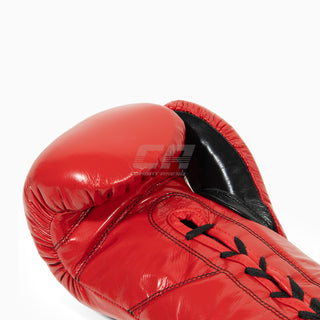 Guantoni Cleto Reyes Professional CB2 Rosso-Nero con lacci