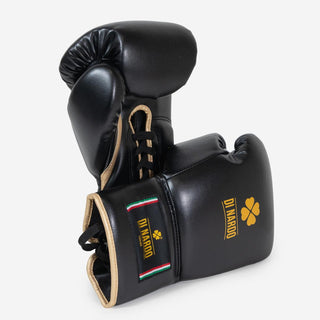 Guantoni Di Nardo Undercover con lacci Nero-oro