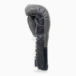 Guantoni Di Nardo con lacci 16 Oz Grigio-nero