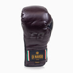 Guantoni Di Nardo con lacci Borgogna-Nero 14 oz