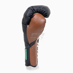 Guantoni Di Nardo con lacci Nero-Marrone 16 oz