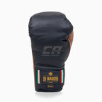 Guantoni Di Nardo con lacci Nero-Marrone 16 oz