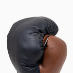 Guantoni Di Nardo con lacci Nero-Marrone 16 oz