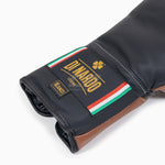 Guantoni Di Nardo con lacci Nero-Marrone 16 oz
