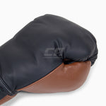 Guantoni Di Nardo con lacci Nero-Marrone 16 oz