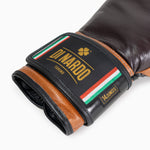 Guantoni Di Nardo con velcro 14 Oz Borgogna-cognac-Combat Arena
