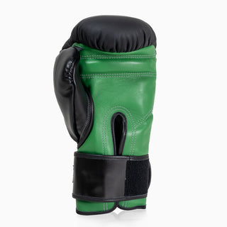 Guantoni Di Nardo con velcro 14 Oz Nero-verde-Combat Arena