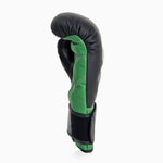 Guantoni Di Nardo con velcro 14 Oz Nero-verde-Combat Arena