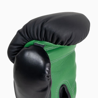 Guantoni Di Nardo con velcro 14 Oz Nero-verde-Combat Arena