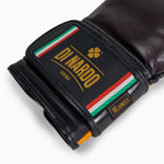 Guantoni Di Nardo con velcro 16 Oz Borgogna-giallo