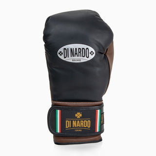 Guantoni Di Nardo con velcro 16 Oz Nero-cacao